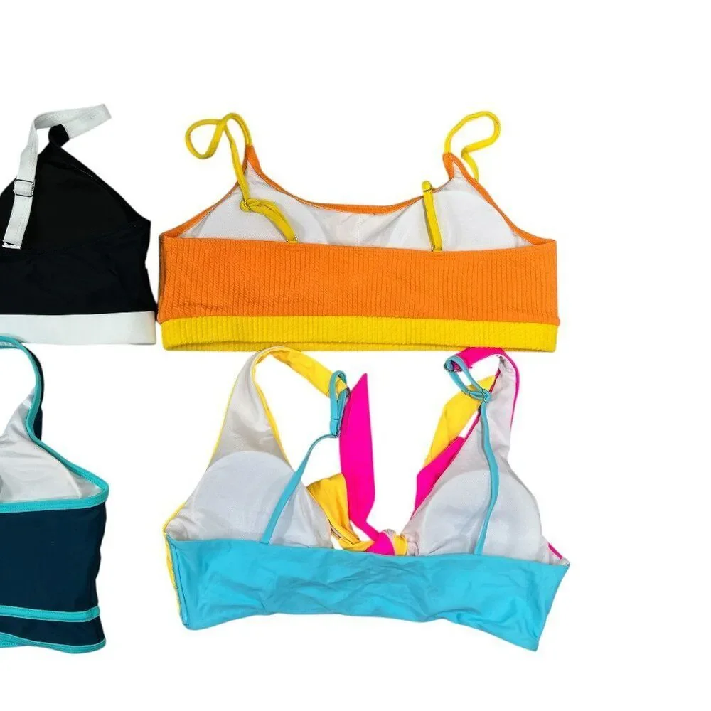 4x Bikini Top Women's Size‎ XL Summer Beach Colorful